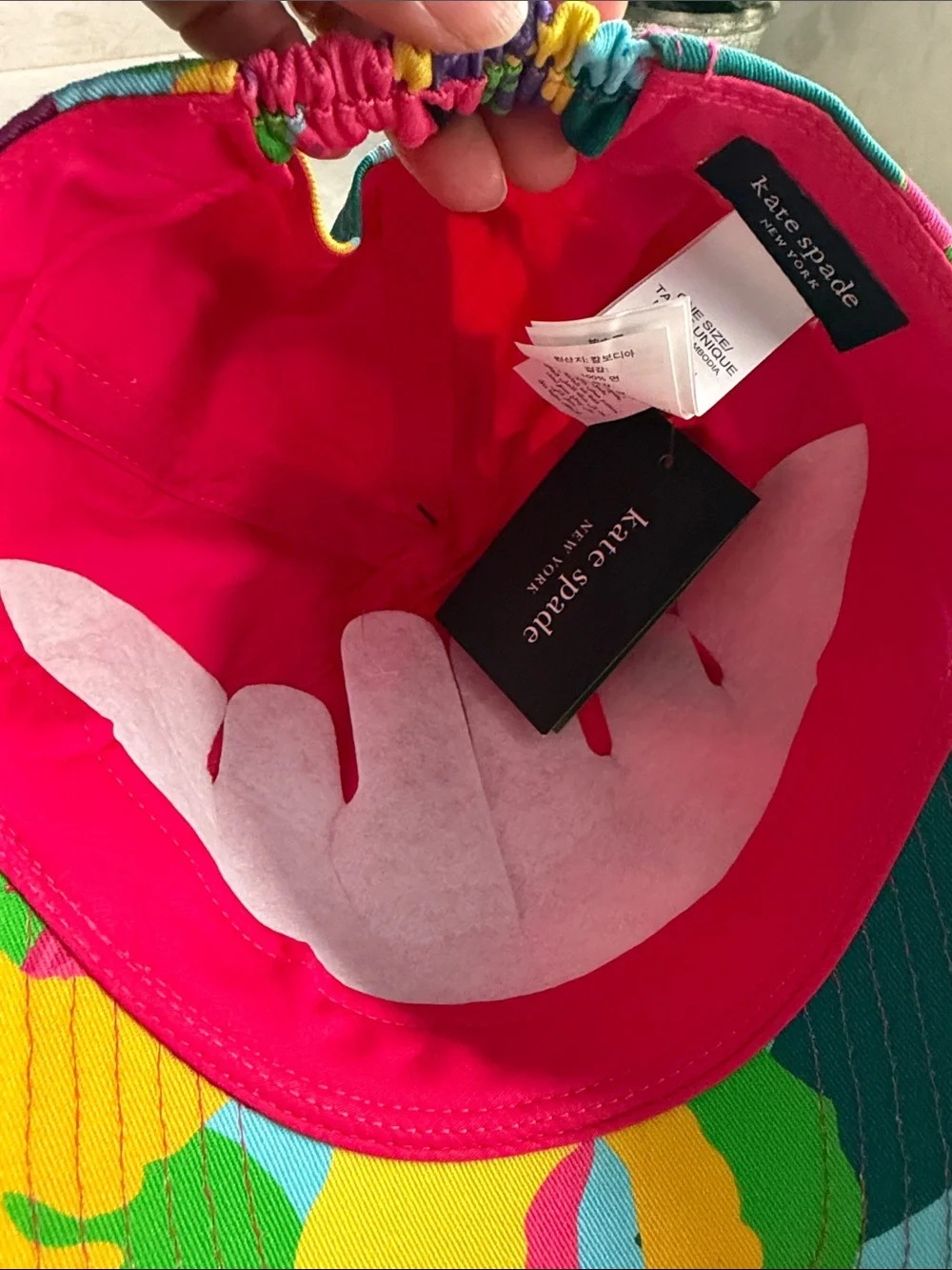 kate spade Bright Floral Multicolor Baseball Cap
